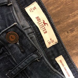 High rise jean leggings